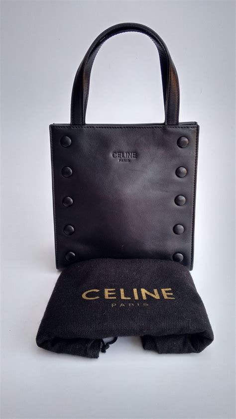 sac celine vintage noir|pre owned celine handbags.